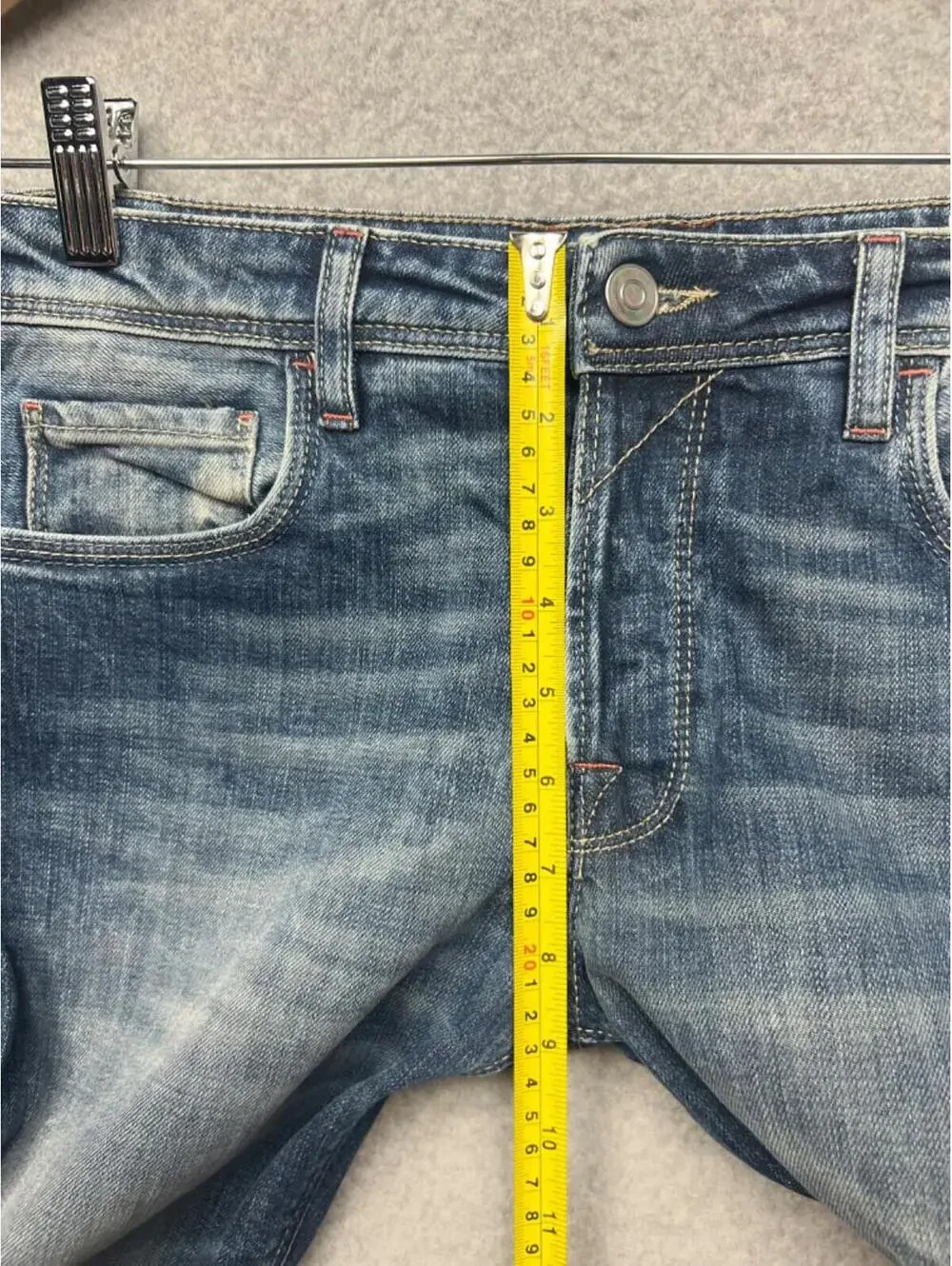90s Vintage Patrizia Pepe PTZPP 1993 Stone Wash Straight Leg Jeans Mens Size 30